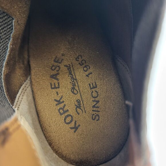 KORK-EASE Shirome croc embossed leather Chelsea Boot Dark Brown 7.5M - Picture 12 of 13